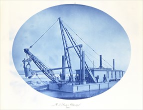 U.S. Dredge  Phoenix; Henry P. Bosse, American, 1844 - 1903, 1885; Cyanotype; 26.5 x 33.2 cm, 10 7,16 x 13 1,16 in