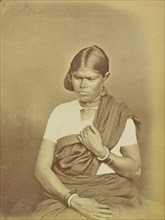 print; Colonel William Willoughby Hooper, British, 1837 - 1912, India; about 1870; Albumen silver print