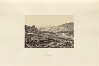 View at Hebron; Francis Frith, English, 1822 - 1898, Hebron, Israel; 1858; Albumen silver print