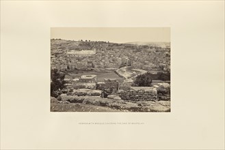 Hebron with Mosque Covering the Cave of Macpelah; Francis Frith, English, 1822 - 1898, Hebron, Palestine; 1858; Albumen silver