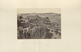 The Mosque of Aksa, Jerusalem; Francis Frith, English, 1822 - 1898, Jerusalem; 1858; Albumen silver print