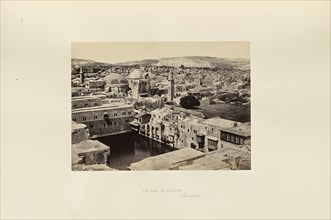 The Pool of Hezekiah, Jerusalem; Francis Frith, English, 1822 - 1898, Jerusalem; 1858; Albumen silver print