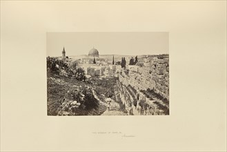 The Mosque of Omar, &c., Jerusalem; Francis Frith, English, 1822 - 1898, Jerusalem; 1858; Albumen silver print
