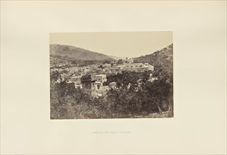 Nablous, the Ancient Shechem; Francis Frith, English, 1822 - 1898, Nablus, Palestine; 1858; Albumen silver print