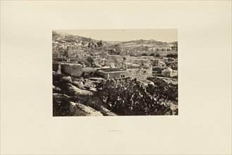 Nazareth; Francis Frith, English, 1822 - 1898, Nazareth, Israel; 1858; Albumen silver print