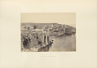 Tiberias, From the South; Francis Frith, English, 1822 - 1898, Tiberias, Israel; 1858; Albumen silver print