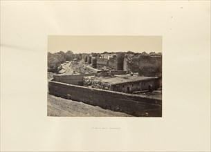 St. Paul's Wall, Damascus; Francis Frith, English, 1822 - 1898, Damascus, Syria; 1858; Albumen silver print