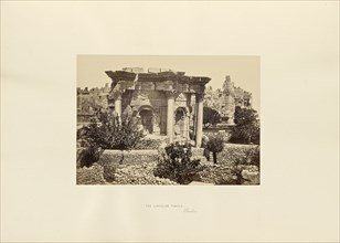 The Circular Temple, Baalbec; Francis Frith, English, 1822 - 1898, Baalbeck, Lebanon; 1858; Albumen silver print