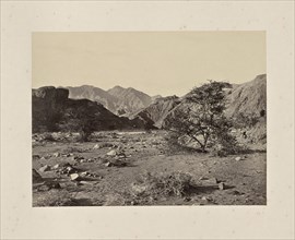 The Wilderness of Sin, Wady Shellal, Francis Frith, English, 1822 - 1898, Sinai Peninsula, Egypt; about 1865; Albumen silver