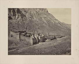 The Convent of Mount Sinai at the Foot of the Mountain; Francis Frith, English, 1822 - 1898, Sinai Peninsula, Egypt; about 1865