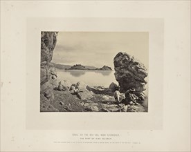 Graia, on the Red Sea, near Eziongeber; Francis Frith, English, 1822 - 1898, Sinai Peninsula, Egypt; about 1865; Albumen silver