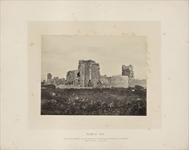 Ruins at Tyre; Francis Frith, English, 1822 - 1898, Tyre, Lebanon; about 1865; Albumen silver print