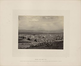 Athens and Mars Hill; Francis Frith, English, 1822 - 1898, Athens, Greece; about 1865; Albumen silver print
