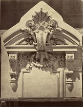 Table saillante. Vestibules octogones; Louis-Émile Durandelle, French, 1839 - 1917, Paris, France; about 1875; Albumen silver