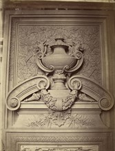 Couronnement des portes du grand foyer; Louis-Émile Durandelle, French, 1839 - 1917, Paris, France; about 1875; Albumen silver