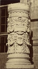 Colonnes du grand foyer. Base et fut; Louis-Émile Durandelle, French, 1839 - 1917, Paris, France; about 1875; Albumen silver
