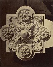 Clef de voute. Galeries latérales; Louis-Émile Durandelle, French, 1839 - 1917, Paris, France; about 1875; Albumen silver print