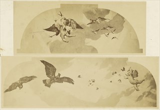 Voussures du plafond; Louis-Émile Durandelle, French, 1839 - 1917, Paris, France; about 1875; Albumen silver print