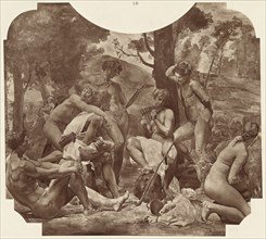 Les Bergers; Louis-Émile Durandelle, French, 1839 - 1917, Paris, France; about 1875; Albumen silver print