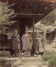 Buddhist Priests; Attributed to Kusakabe Kimbei, Japanese, 1841 - 1934, active 1880s - about 1912, Japan; 1870s - 1890s