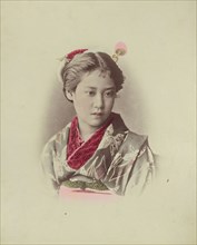 Officer's Daughter; Baron Raimund von Stillfried, Austrian, 1839 - 1911, Japan; 1870s - 1890s; Hand-colored Albumen silver