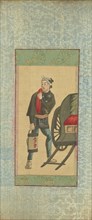 Jinrikisha Driver; Japan; 1870s - 1890s; Watercolor; 11 x 5.7 cm, 4 5,16 x 2 1,4 in