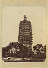 Pagoda, Peking; Attributed to John Thomson, Scottish, 1837 - 1921, Peking, China; 1870s - 1890s; Albumen silver print