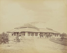 Planter's Bungalow; Oscar Mallitte, British, about 1829 - 1905, active Allahabad, India 1870s, Allahabad, India; 1877; Albumen