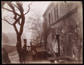 The Tavern the Lapin Agile, rue des Saules; Eugène Atget, French, 1857 - 1927, Paris, France; 1926; Albumen silver print
