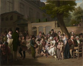 Entrance to the Jardin Turc; Louis-Léopold Boilly, French, 1761 - 1845, France; 1812; Oil on canvas; 73.3 × 91.4 cm