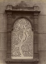 Samaldas College, Marble Window, India; 1886 - 1889; Albumen silver print