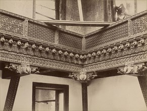Samaldas College, Gallery in Lecture Hall, India; 1886 - 1889; Albumen silver print