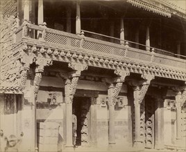 Native House near Sagha Gate; India; 1886 - 1889; Albumen silver print
