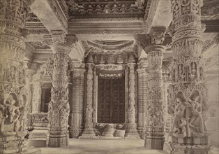 Doorway and Upper Pillars, Delwara Temple, Mount Abu; Lala Deen Dayal & Sons, Indian, 1844 - 1905, Lala Deen Dayal, Indian