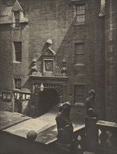 The Outer Court, from the Top of the Fore-Hall Stair; Thomas Annan, Scottish,1829 - 1887, Glasgow, Scotland; 1871; Carbon print