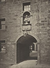 Archway In Inner Court, looking towards the Outer Court, with Zachary Boyd's Bust; Thomas Annan, Scottish,1829 - 1887, Glasgow