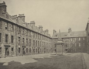 The Professors' Court, looking East; Thomas Annan, Scottish,1829 - 1887, Glasgow, Scotland; 1871; Carbon print; 17.5 × 22.6 cm