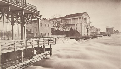 Village Shore of the Upper American Rapids; George Barker, American, 1844 - 1894, Albany, New York, United States; 1880