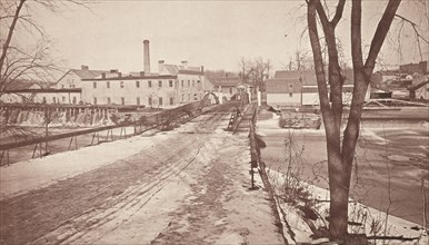 Bath Island, in the American Rapids; George Barker, American, 1844 - 1894, Albany, New York, United States; 1880; Heliotype