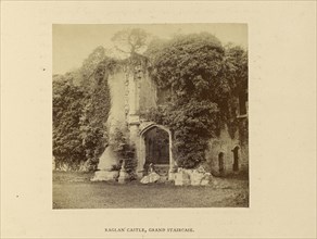 Raglan Castle; Grand Staircase; Francis Bedford, English, 1815,1816 - 1894, Raglan, Monmouthshire, Wales; 1862; Albumen silver