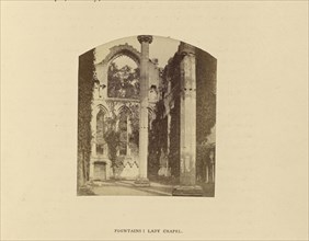 Fountains Abbey; Lady Chapel; W.R. Sedgfield, English, 1826 - 1902, Aldfield, North Yorkshire, England; 1862; Albumen silver