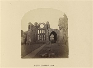 Elgin Cathedral; Choir; George Washington Wilson, Scottish, 1823 - 1893, London, England; 1862; Albumen silver print