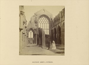 Holyrood Abbey; Interior; George Washington Wilson, Scottish, 1823 - 1893, Edinburgh, Edinburgh, Scotland; 1862; Albumen silver