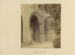 Melrose Abbey; the Nave; George Washington Wilson, Scottish, 1823 - 1893, Melrose, Scottish Borders, Scotland; 1862; Albumen
