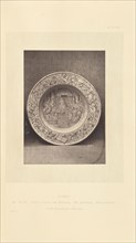 Italian decorative plate; William Chaffers, British, active 1870s, London, England; 1872; Woodburytype; 11.2 × 8 cm