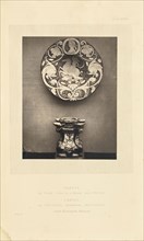 Plate and salt cellar; William Chaffers, British, active 1870s, London, England; 1872; Woodburytype; 12.1 × 9.4 cm