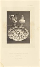 Bottle, ewer, and basin; William Chaffers, British, active 1870s, London, England; 1872; Woodburytype; 11.4 × 8.3 cm