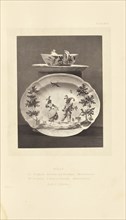 Ecuelle and plate; William Chaffers, British, active 1870s, London, England; 1872; Woodburytype; 12.2 × 9.3 cm