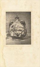 Pilgrim's bottle; William Chaffers, British, active 1870s, London, England; 1872; Woodburytype; 11.7 × 9.2 cm, 4 5,8 × 3 5,8 in