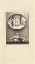 Ecuelle and tray; William Chaffers, English, 1811 - 1892, London, England, Europe; 1871; Woodburytype; 11.9 x 8.6 cm